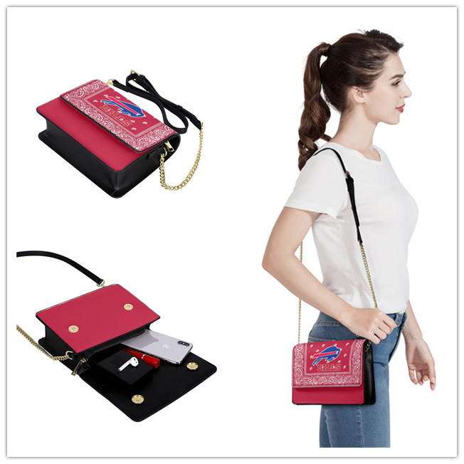 Buffalo Bills PU Leather Crossbody Bags 001 Buffalo Bills PU Leather Crossbody Bags 001